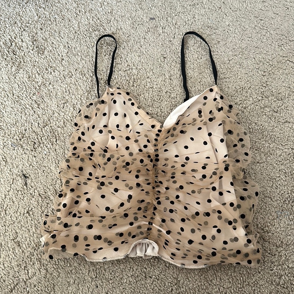 Nasty Gal polka-dot tank